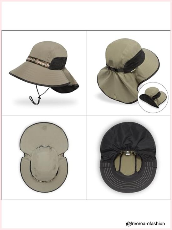 UPF 50+ Sun Hat with 4\